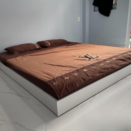 Giường ngủ gỗ mdf giá rẻ ( gn7ui )