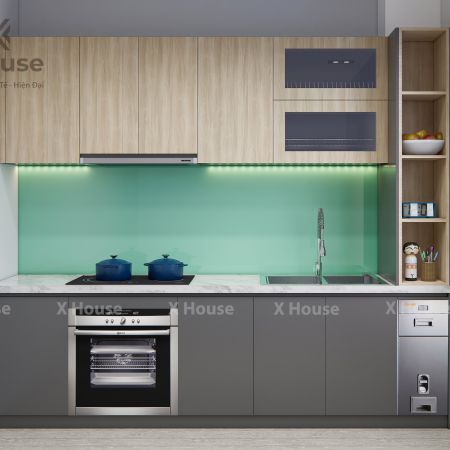 Tủ Bếp i phủ Melamin 012