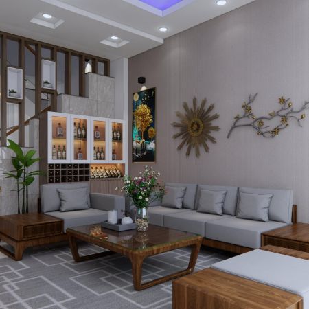 Thiết Kế Và Thi Công Phòng Khách Theo Yêu Cầu