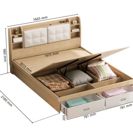 Giường thông minh gỗ mdf